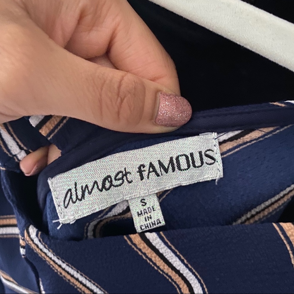 Macy’s Striped Jumpsuit - Picture 5 of 5